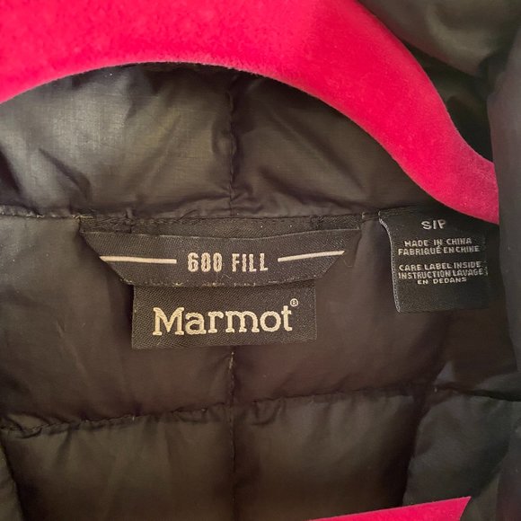 SOLD- Marmot Black Puffer 600-Fill Womens - Picture 9 of 10